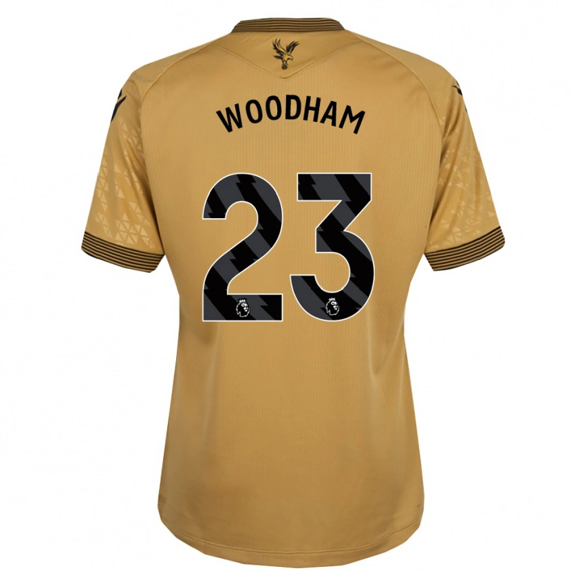 Danxen Dětské Lily Woodham #23 Zlatá Černá Daleko Hráčské Dresy 2025/26 Dres