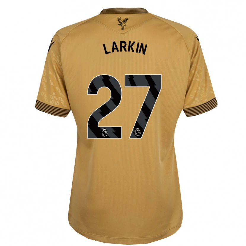 Danxen Dětské Abbie Larkin #27 Zlatá Černá Daleko Hráčské Dresy 2025/26 Dres