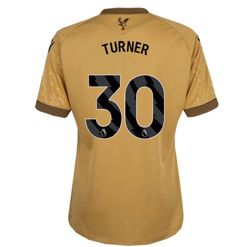 Danxen Dětské Matt Turner #30 Zlatá Černá Daleko Hráčské Dresy 2025/26 Dres