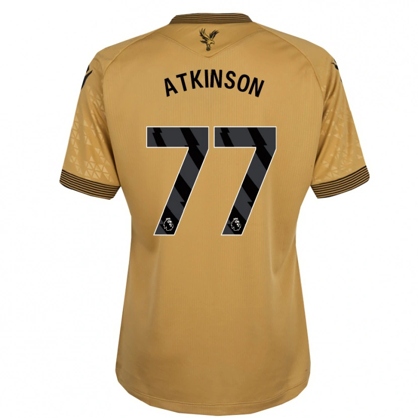 Danxen Dětské Isibeal Atkinson #77 Zlatá Černá Daleko Hráčské Dresy 2025/26 Dres