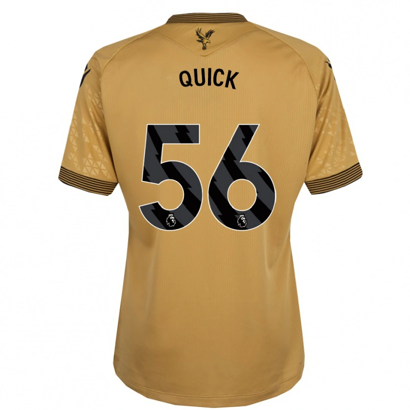 Danxen Dětské Daniel Quick #56 Zlatá Černá Daleko Hráčské Dresy 2025/26 Dres