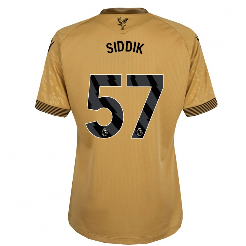 Danxen Dětské Cardo Siddik #57 Zlatá Černá Daleko Hráčské Dresy 2025/26 Dres