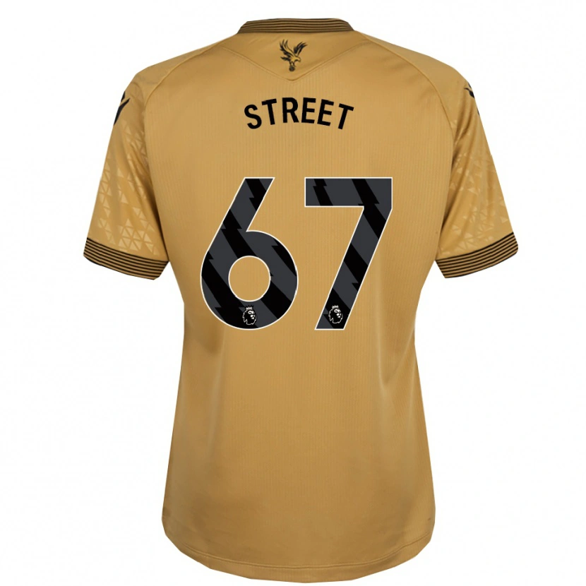 Danxen Dětské Rob Street #67 Zlatá Černá Daleko Hráčské Dresy 2025/26 Dres