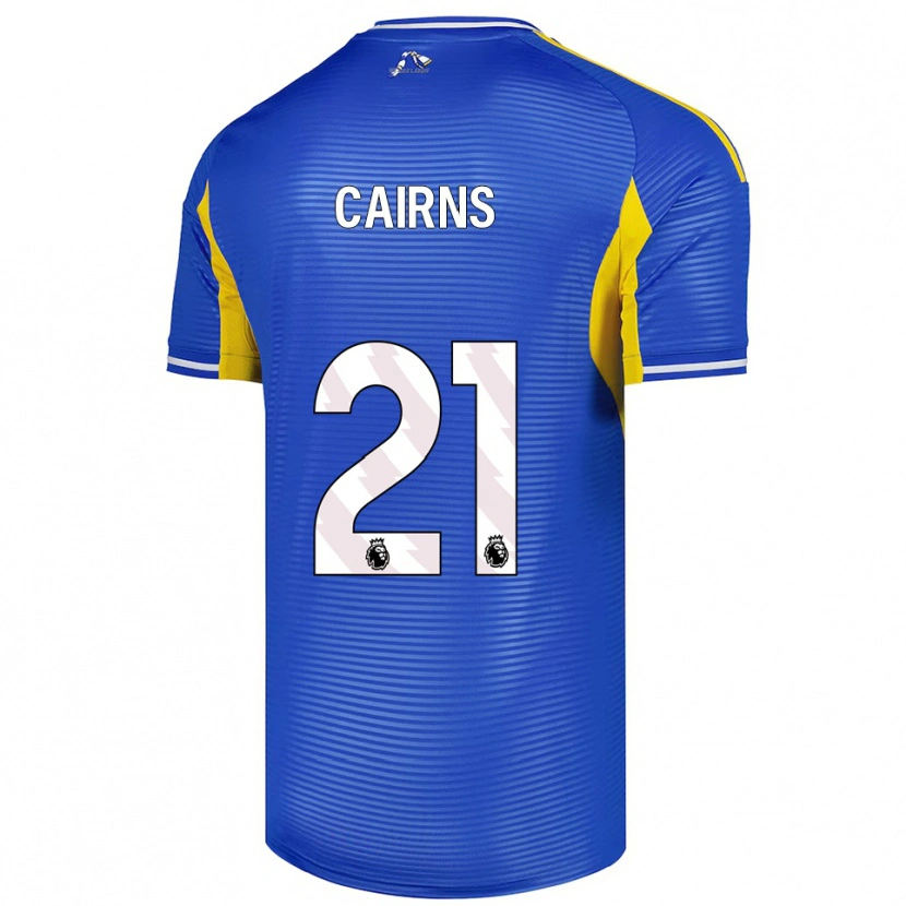 Danxen Dětské Alex Cairns #21 Modrá Žlutá Daleko Hráčské Dresy 2025/26 Dres