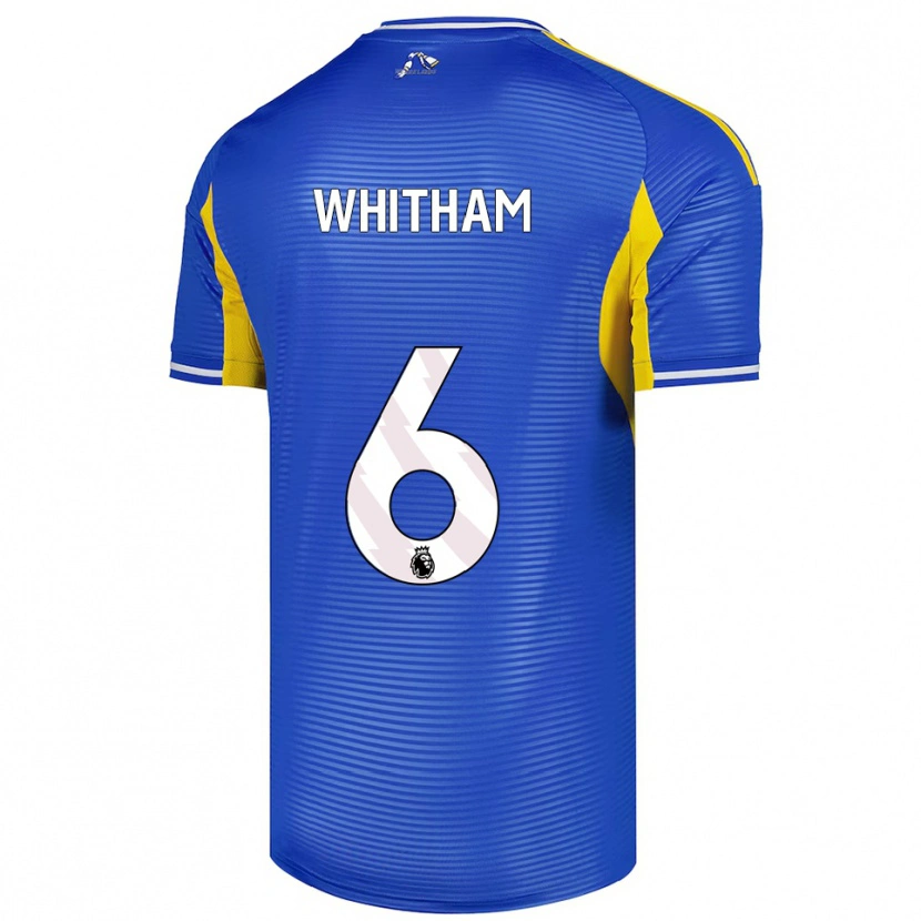 Danxen Dětské Danielle Whitham #6 Modrá Žlutá Daleko Hráčské Dresy 2025/26 Dres
