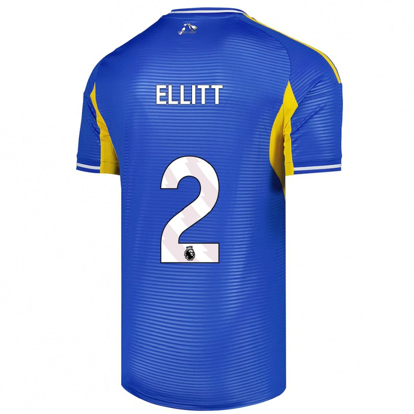 Danxen Dětské Izzy Ellitt #2 Modrá Žlutá Daleko Hráčské Dresy 2025/26 Dres