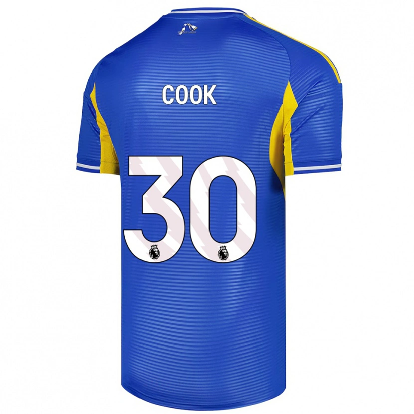 Danxen Dětské Robbie Cook #30 Modrá Žlutá Daleko Hráčské Dresy 2025/26 Dres