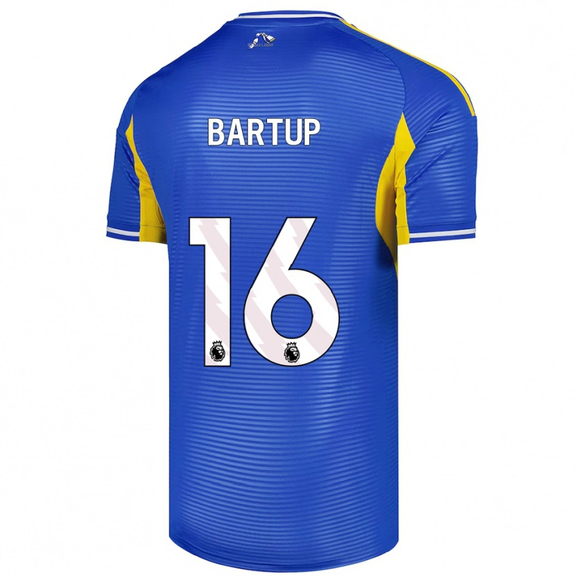 Danxen Dětské Laura Bartup #16 Modrá Žlutá Daleko Hráčské Dresy 2025/26 Dres