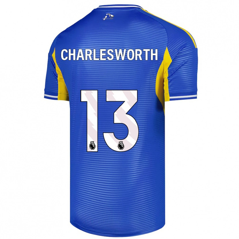 Danxen Dětské Millie Robshaw-Charlesworth #13 Modrá Žlutá Daleko Hráčské Dresy 2025/26 Dres