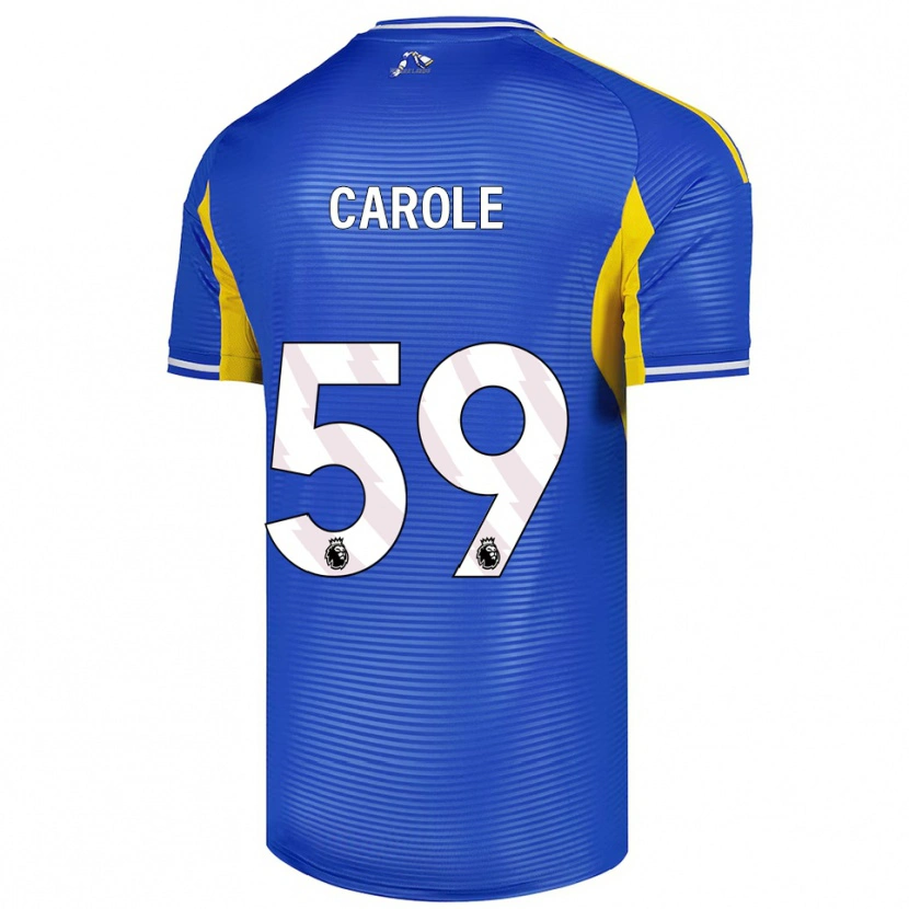 Danxen Dětské Keenan Carole #59 Modrá Žlutá Daleko Hráčské Dresy 2025/26 Dres