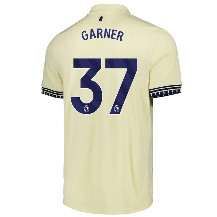 Danxen Dětské James Garner #37 Smetanově Bílá Černá Daleko Hráčské Dresy 2025/26 Dres