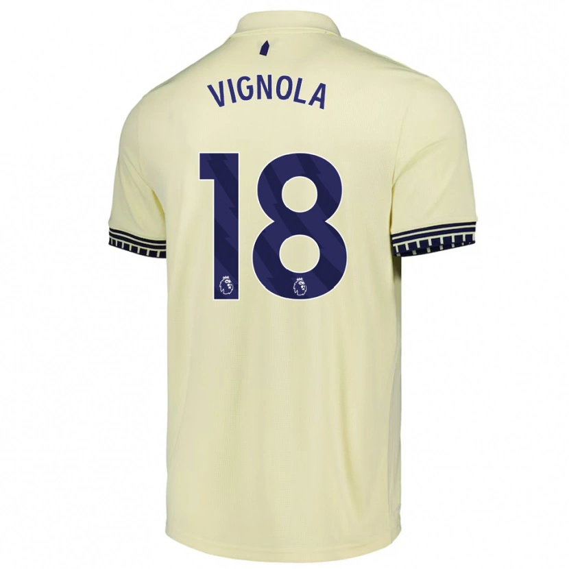 Danxen Dětské Ornella Vignola #18 Smetanově Bílá Černá Daleko Hráčské Dresy 2025/26 Dres