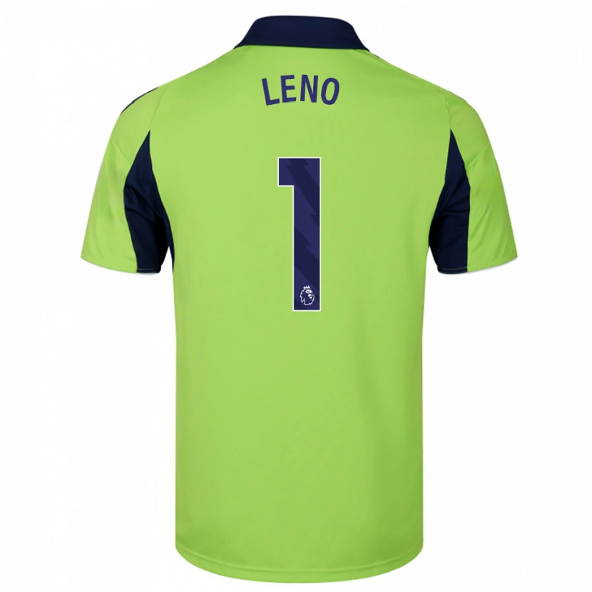 Danxen Dětské Bernd Leno #1 Zelená Tmavě Modrá Bílá Daleko Hráčské Dresy 2025/26 Dres