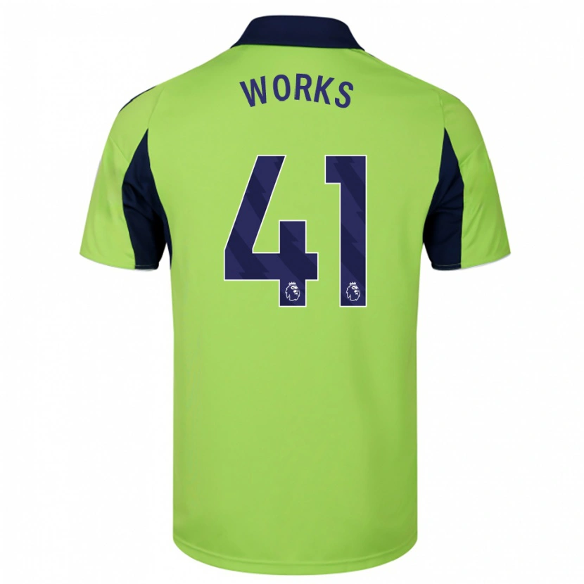 Danxen Dětské Terrell Works #41 Zelená Tmavě Modrá Bílá Daleko Hráčské Dresy 2025/26 Dres