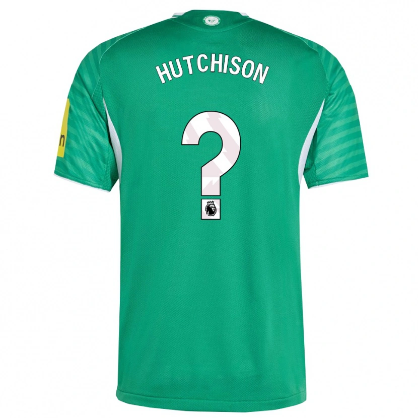 Danxen Dětské Alfie Hutchison #0 Zelená Bílá Daleko Hráčské Dresy 2025/26 Dres