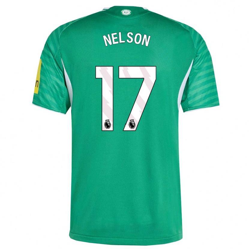 Danxen Dětské Erin Nelson #17 Zelená Bílá Daleko Hráčské Dresy 2025/26 Dres