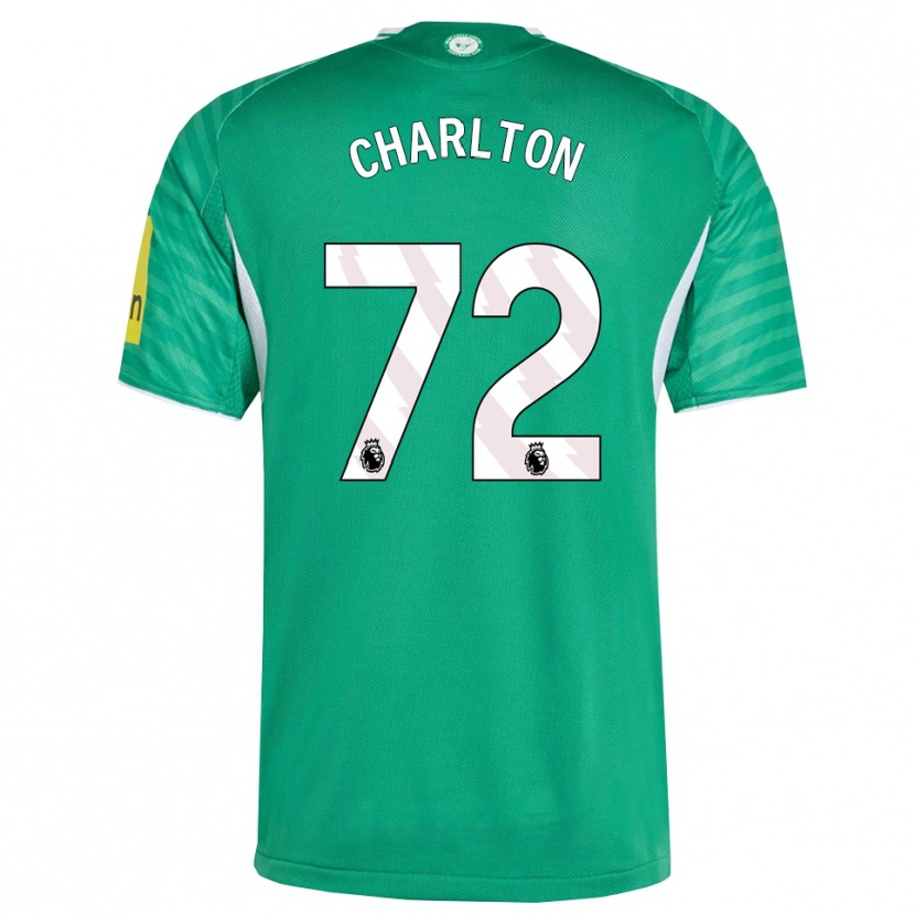 Danxen Dětské Dylan Charlton #72 Zelená Bílá Daleko Hráčské Dresy 2025/26 Dres
