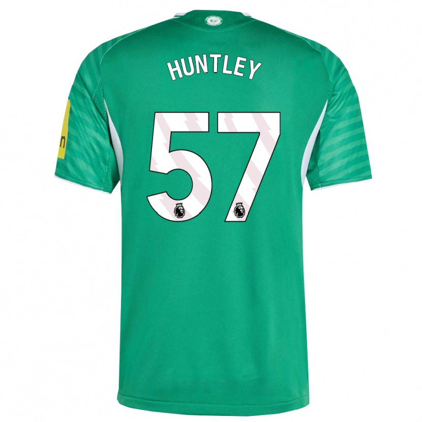 Danxen Dětské James Huntley #57 Zelená Bílá Daleko Hráčské Dresy 2025/26 Dres