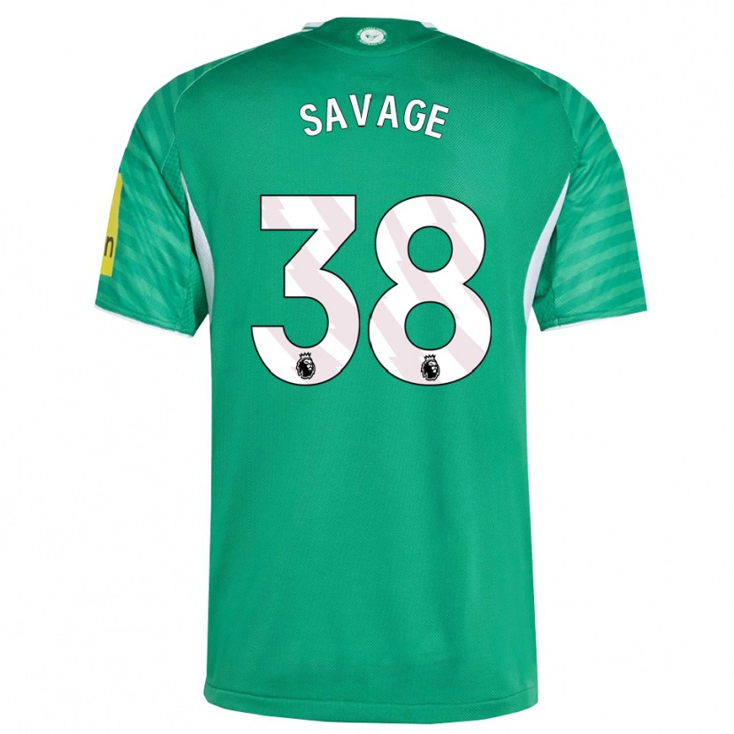 Danxen Dětské Remi Savage #38 Zelená Bílá Daleko Hráčské Dresy 2025/26 Dres