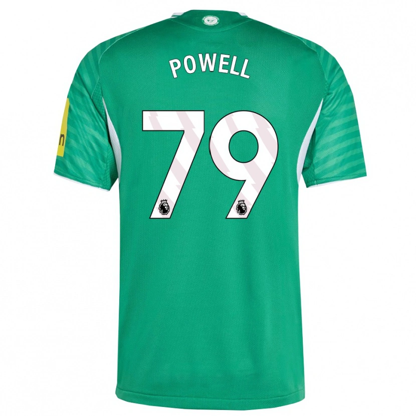 Danxen Dětské Rory Powell #79 Zelená Bílá Daleko Hráčské Dresy 2025/26 Dres