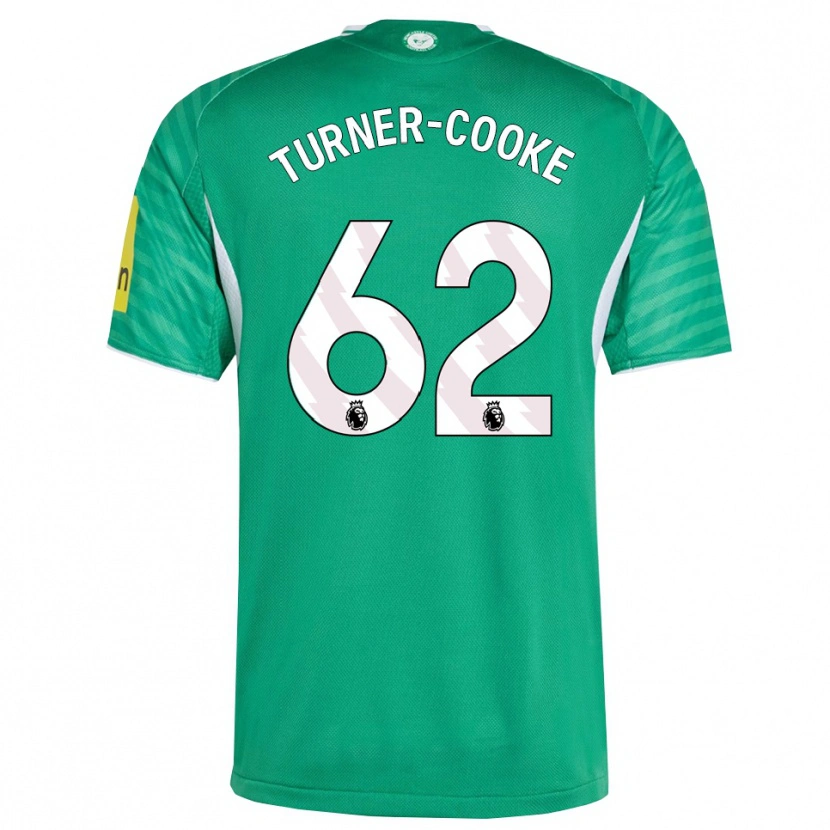 Danxen Dětské Jay Turner-Cooke #62 Zelená Bílá Daleko Hráčské Dresy 2025/26 Dres