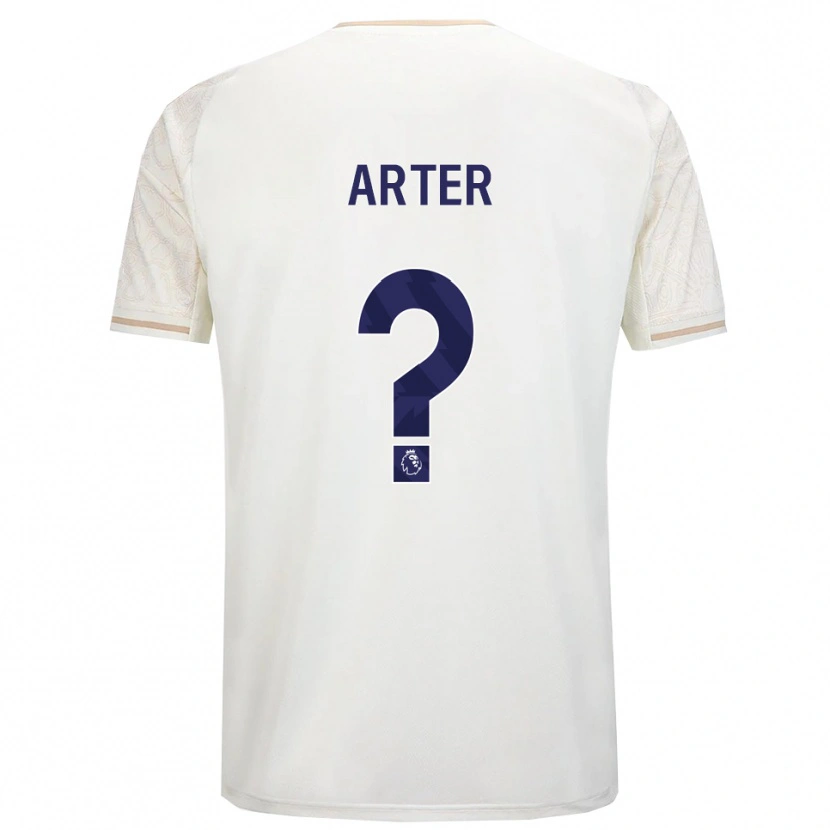 Danxen Dětské Harry Arter #0 Smetanově Bílá Černá Daleko Hráčské Dresy 2025/26 Dres