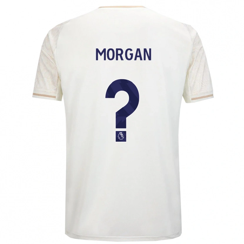 Danxen Dětské Elijah Morgan #0 Smetanově Bílá Černá Daleko Hráčské Dresy 2025/26 Dres