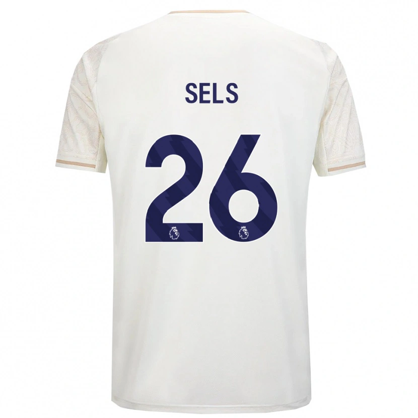 Danxen Dětské Matz Sels #26 Smetanově Bílá Černá Daleko Hráčské Dresy 2025/26 Dres