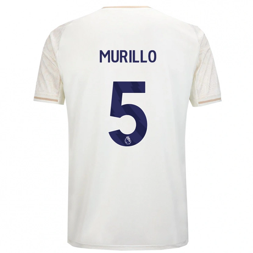 Danxen Dětské Murillo #5 Smetanově Bílá Černá Daleko Hráčské Dresy 2025/26 Dres