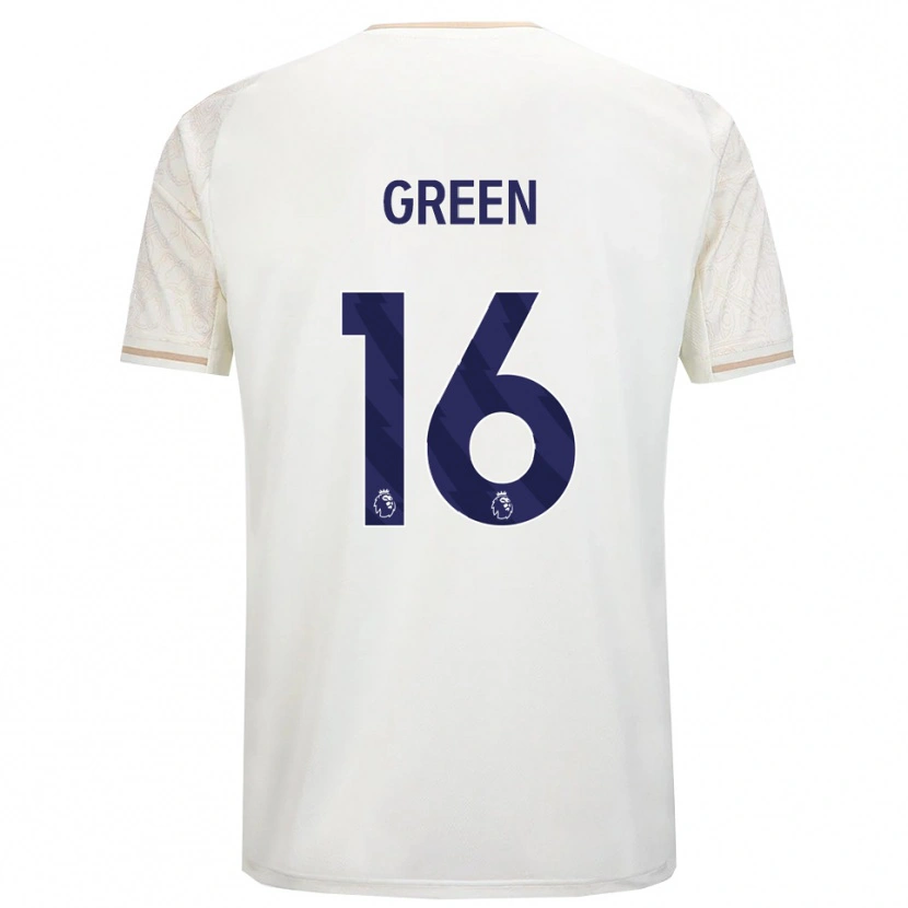 Danxen Dětské Mollie Green #16 Smetanově Bílá Černá Daleko Hráčské Dresy 2025/26 Dres