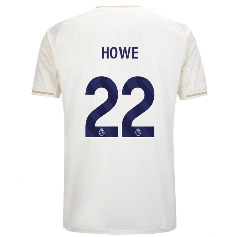 Danxen Dětské Casey Howe #22 Smetanově Bílá Černá Daleko Hráčské Dresy 2025/26 Dres