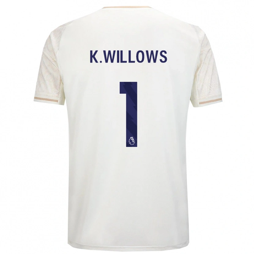 Danxen Dětské Keehan Willows #1 Smetanově Bílá Černá Daleko Hráčské Dresy 2025/26 Dres