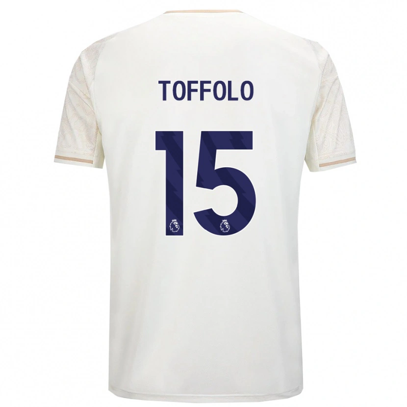 Danxen Dětské Harry Toffolo #15 Smetanově Bílá Černá Daleko Hráčské Dresy 2025/26 Dres