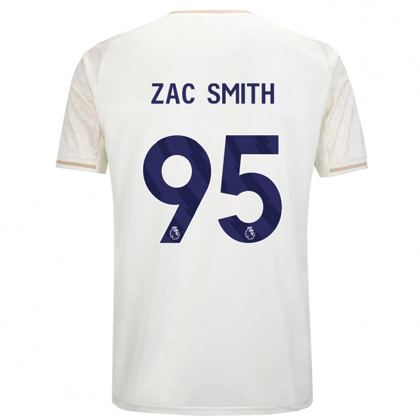 Danxen Dětské Zac Smith #95 Smetanově Bílá Černá Daleko Hráčské Dresy 2025/26 Dres