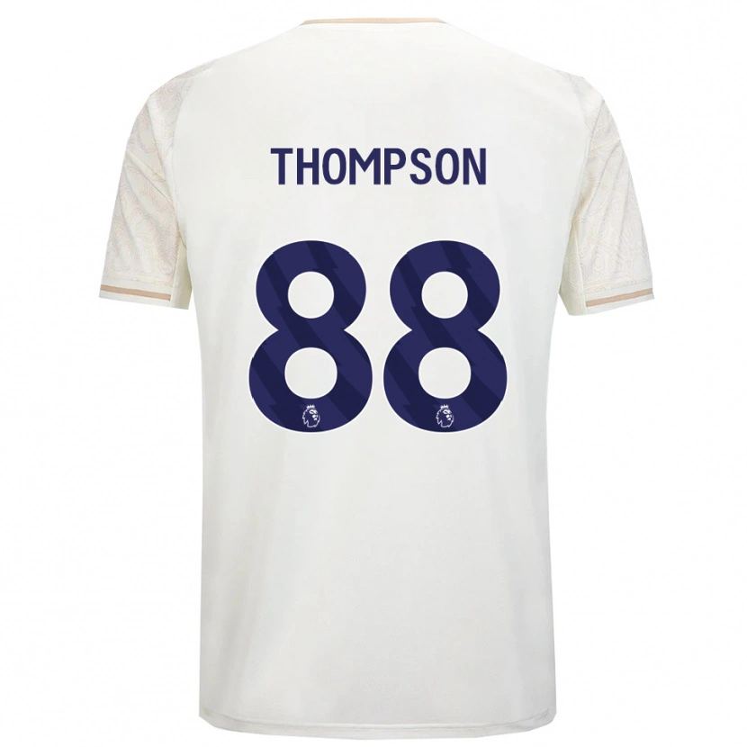 Danxen Dětské Will Thompson #88 Smetanově Bílá Černá Daleko Hráčské Dresy 2025/26 Dres