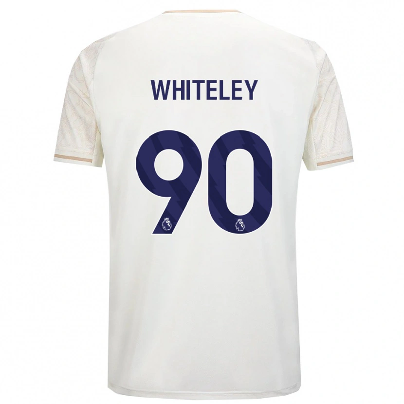 Danxen Dětské Jonathan Whiteley #90 Smetanově Bílá Černá Daleko Hráčské Dresy 2025/26 Dres