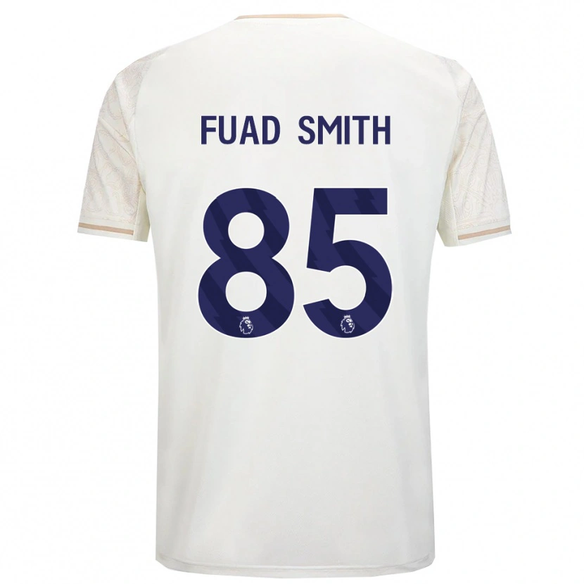 Danxen Dětské Fuad Smith #85 Smetanově Bílá Černá Daleko Hráčské Dresy 2025/26 Dres