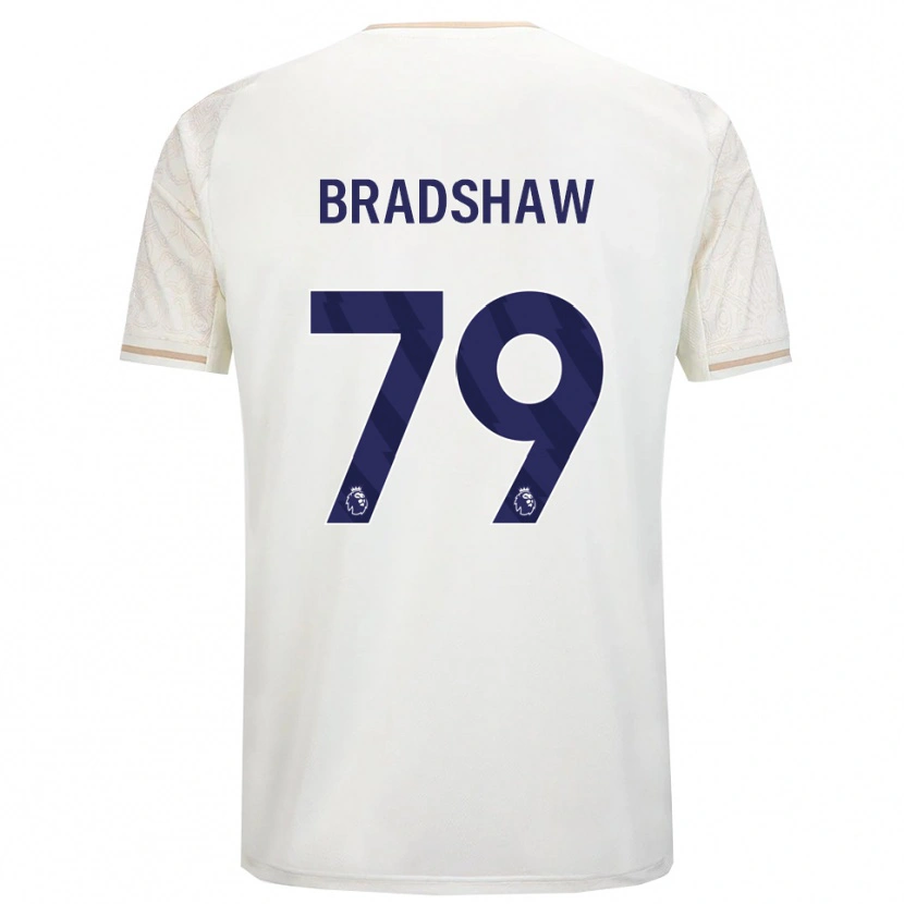 Danxen Dětské Alfie Bradshaw #79 Smetanově Bílá Černá Daleko Hráčské Dresy 2025/26 Dres
