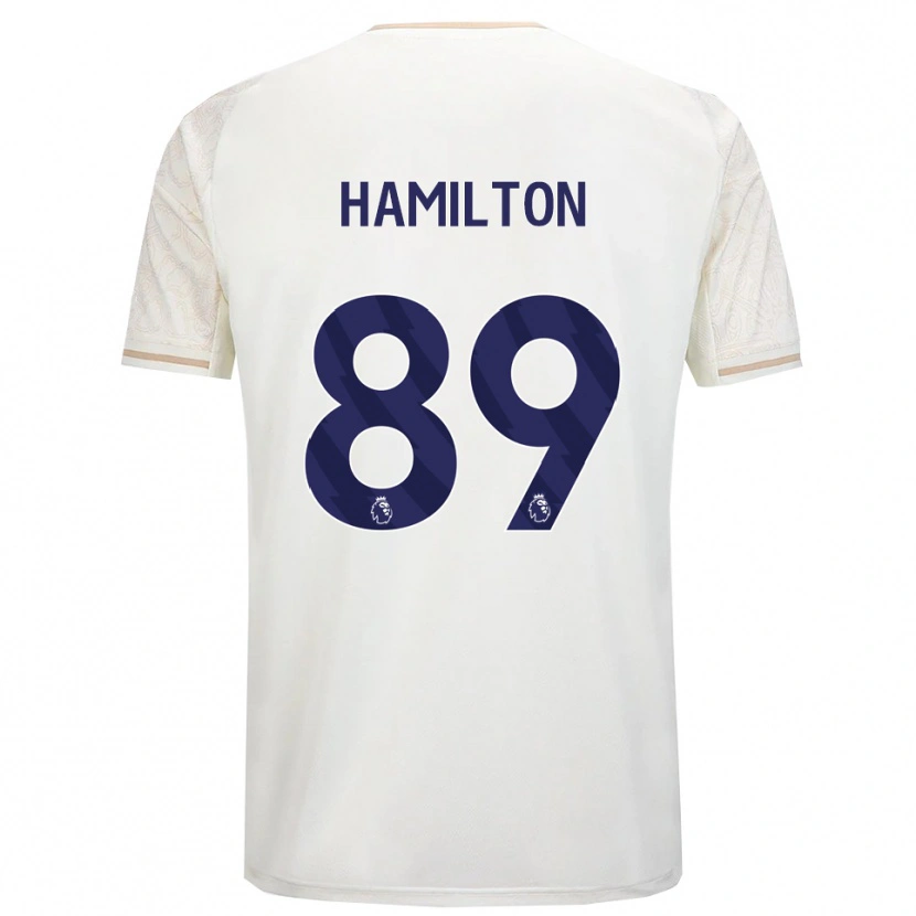 Danxen Dětské Scott Hamilton #89 Smetanově Bílá Černá Daleko Hráčské Dresy 2025/26 Dres
