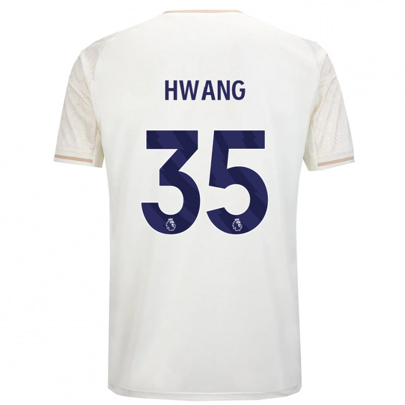 Danxen Dětské Ui-Jo Hwang #35 Smetanově Bílá Černá Daleko Hráčské Dresy 2025/26 Dres