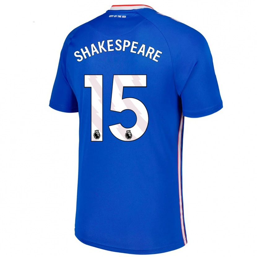 Danxen Dětské Caleb Shakespeare #15 Modrá Bílá Daleko Hráčské Dresy 2025/26 Dres