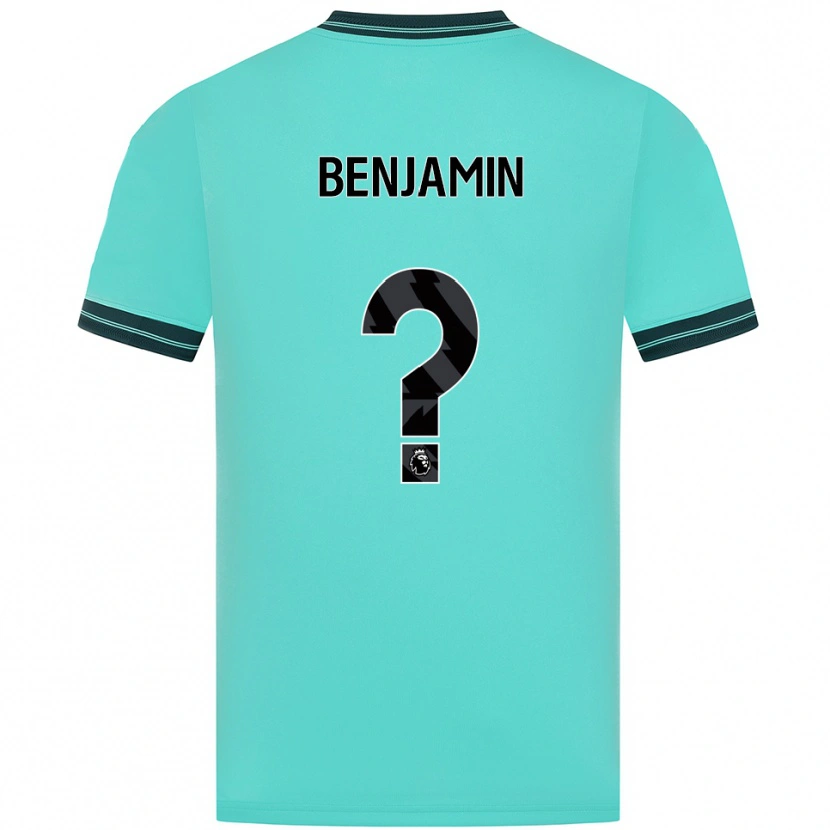 Danxen Dětské Lewys Benjamin #0 Nebesky Modrá Zelená Daleko Hráčské Dresy 2025/26 Dres