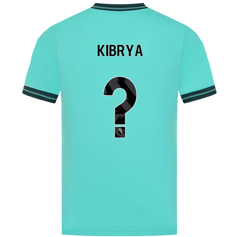 Danxen Dětské Lucas Kibrya #0 Nebesky Modrá Zelená Daleko Hráčské Dresy 2025/26 Dres