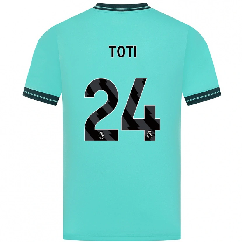 Danxen Dětské Toti #24 Nebesky Modrá Zelená Daleko Hráčské Dresy 2025/26 Dres