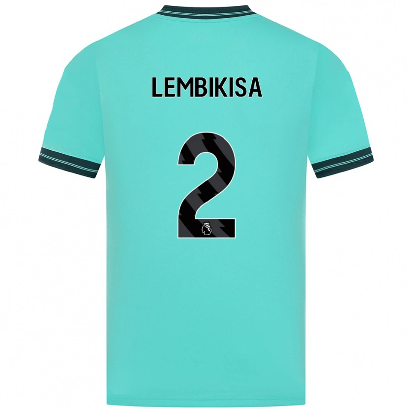 Danxen Dětské Dexter Lembikisa #2 Nebesky Modrá Zelená Daleko Hráčské Dresy 2025/26 Dres