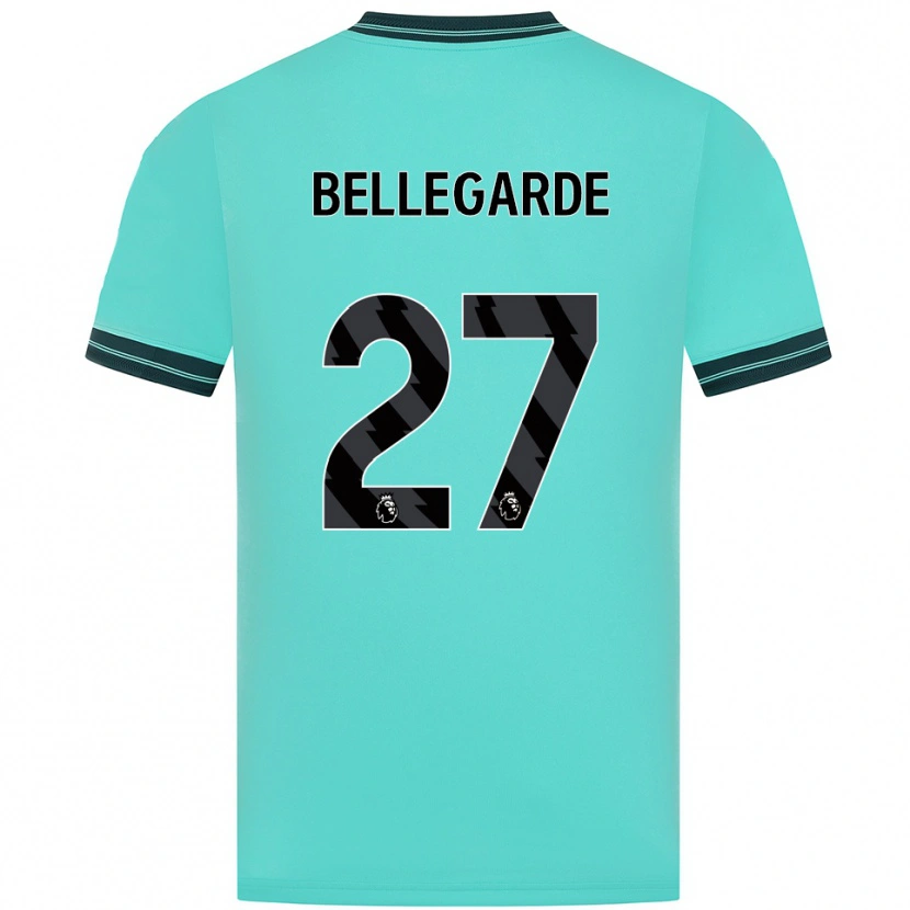 Danxen Dětské Jean-Ricner Bellegarde #27 Nebesky Modrá Zelená Daleko Hráčské Dresy 2025/26 Dres