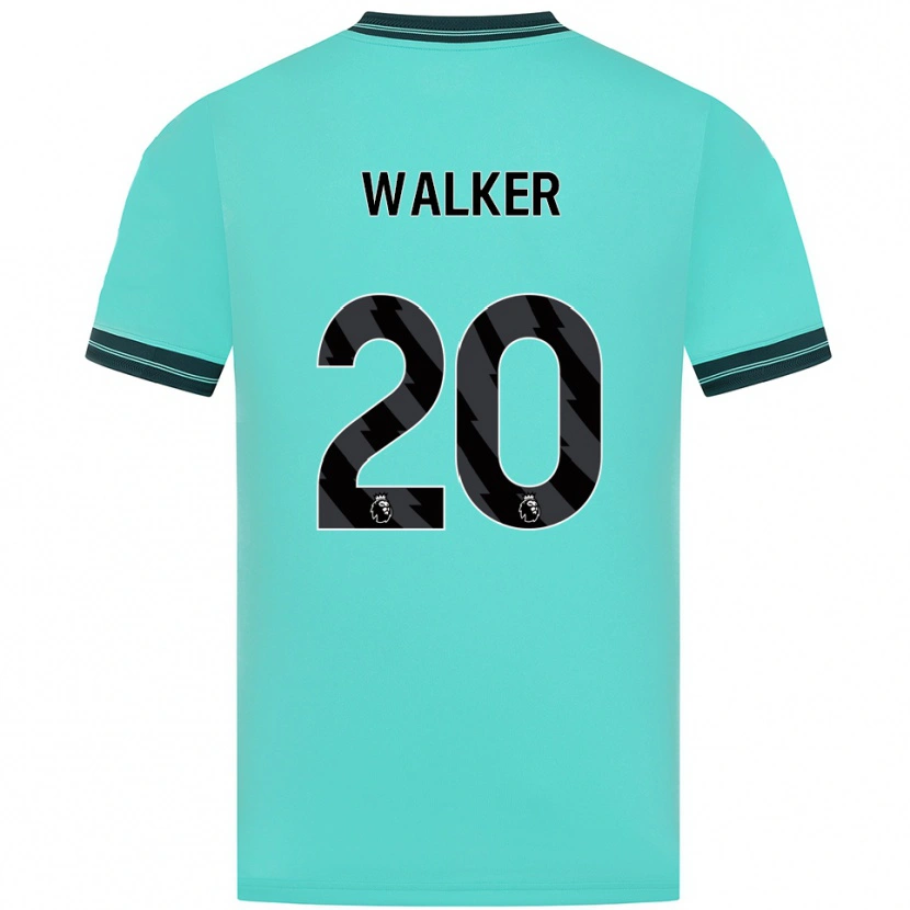Danxen Dětské Lowri Walker #20 Nebesky Modrá Zelená Daleko Hráčské Dresy 2025/26 Dres