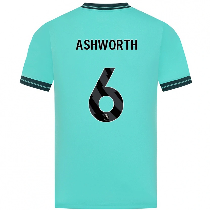 Danxen Dětské Finn Ashworth #6 Nebesky Modrá Zelená Daleko Hráčské Dresy 2025/26 Dres