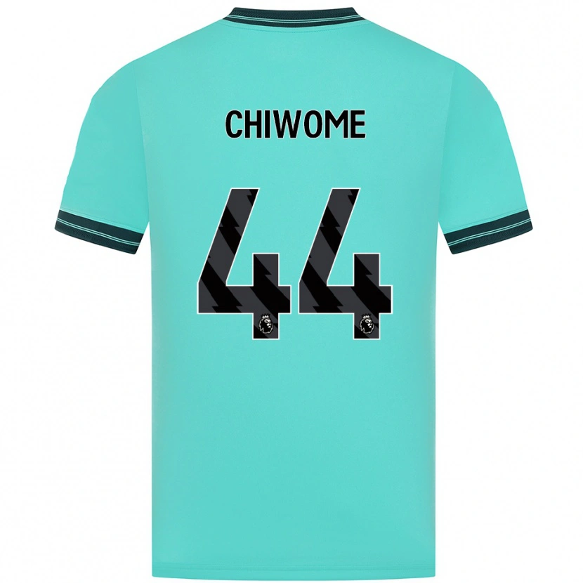 Danxen Dětské Leon Chiwome #44 Nebesky Modrá Zelená Daleko Hráčské Dresy 2025/26 Dres