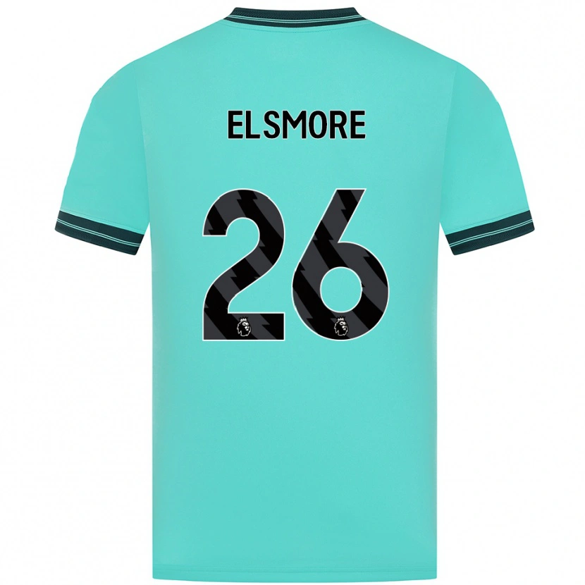 Danxen Dětské Ria Elsmore #26 Nebesky Modrá Zelená Daleko Hráčské Dresy 2025/26 Dres